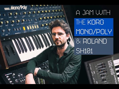 Jamming on Korg MonoPoly and Roland SH-101 | CONFORCE