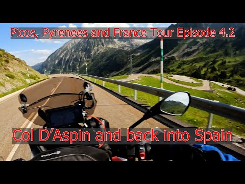 Col D'Aspin By Motorbike. The Picos, Pyrenees and France Tour 2023