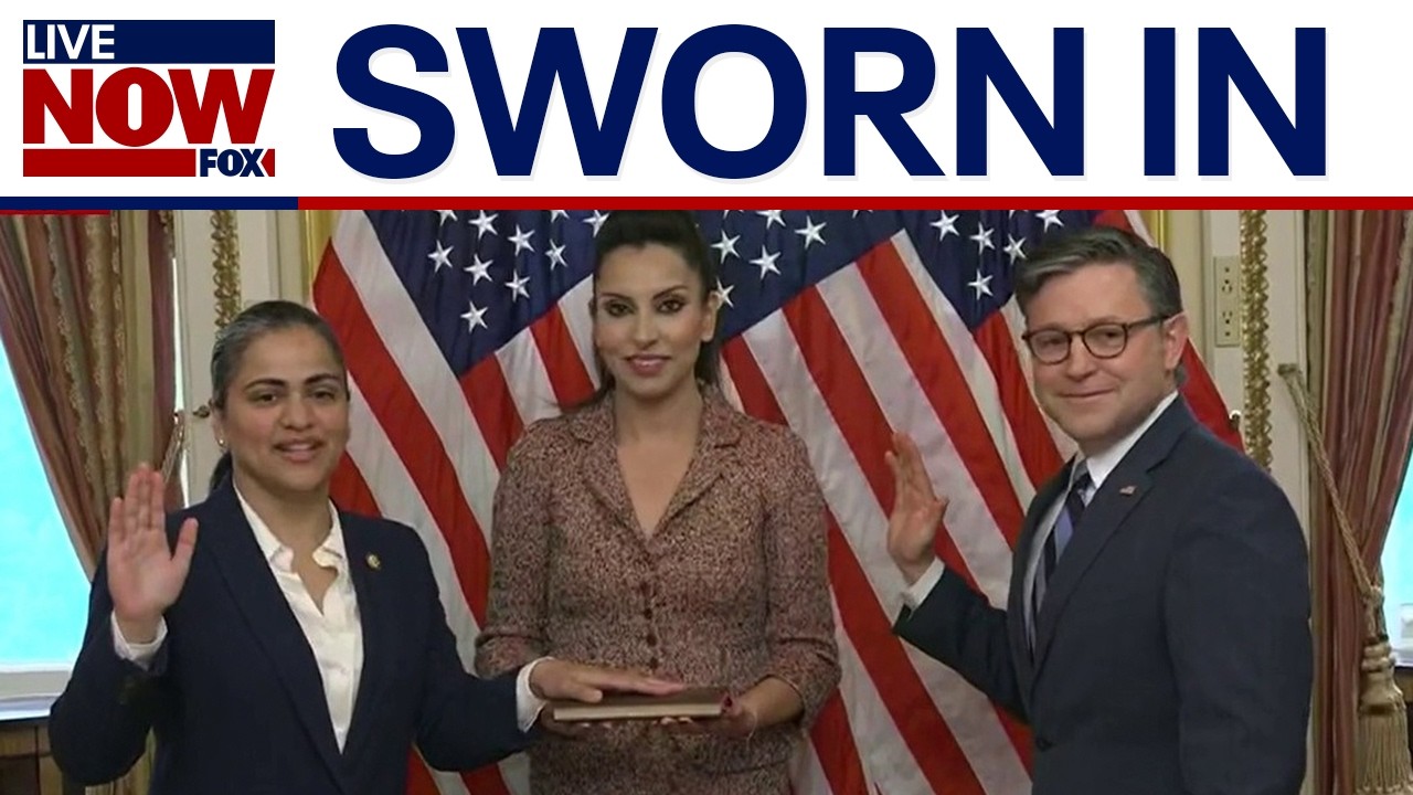 California Democrat Rep. Aisha Wahab sworn in to fill former Rep. Eric Swalwell's seat