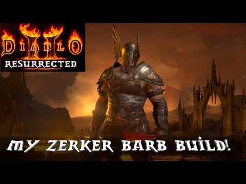 Diablo 2 Resurrected Ladder (Season 1):  My Zerker/Find Item Barbarian Build!
