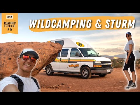 CAPITOL REEF NATIONAL PARK with WILD CAMPING in the USA and extreme storm | VLOG 580