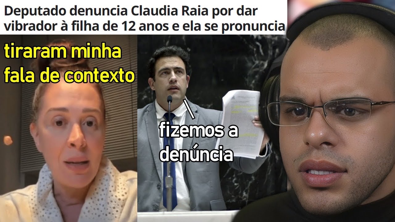 CLÁUDIA RAIA É DENUNCIADA POR DAR VIBRADOR PRA FILHA DE 12 ANOS E SE PRONUNCIA