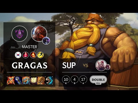 Gragas Support vs Rakan - KR Master Patch 10.16
