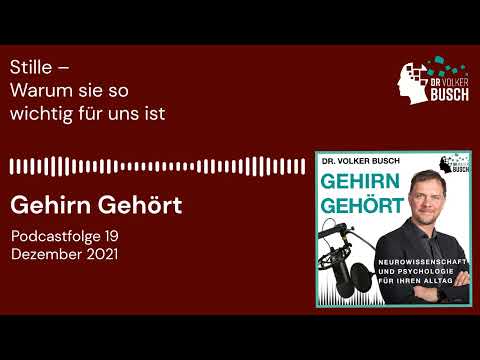 Stille - Warum sie so wichtig für uns ist