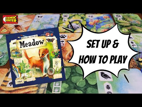 Meadow: Set Up and Basic Game Play Overview [Board Game]