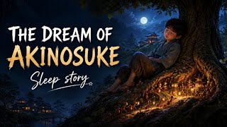 Learn English While You Sleep | The Dream of Akinosuke (Cozy Rain & Forest Sounds)