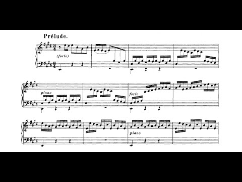J. S. Bach - Suite in E major, I. Preludio, BWV 1006a (1006.2) - Cyprien Katsaris Piano