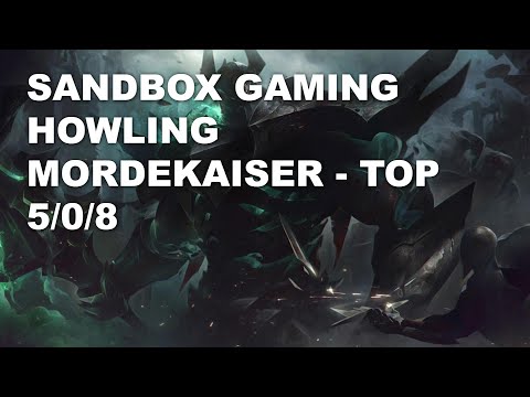 SANDBOX Gaming Howling Top Mordekaiser vs Jax - KR Challenger Rank Game 10.7