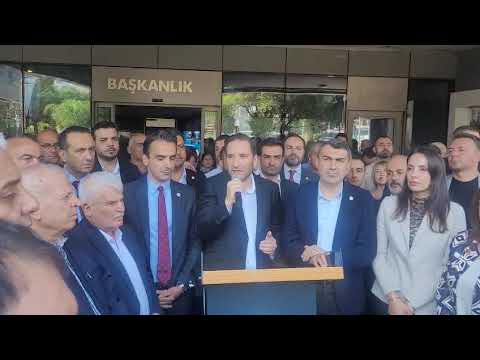 Çukurova Belediyesine Yönelik Operasyon ve Gözaltılarla İlgili, Yeni Parti Basın Açıklaması Yaptı.
