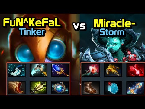 THIS GAME SO HARD - FuN^KeFaL POV Tinker full game vs Miracle- Storm ft. Ar1se, Miposhka, Blizzy
