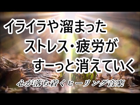 イライラした気持ちや溜まったストレス・疲労がすーっと消えていく｜ 自律神経を癒やす ヒーリングミュージック & せせらぎ｜睡眠 音楽, リラックス 音楽, 心が落ち着く音楽, ストレス解消音楽