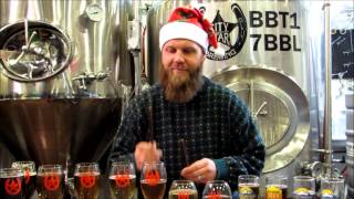 preview picture of video 'We Wish You A Merry Christmas - Musical Beer Glasses at City Star Brewing'