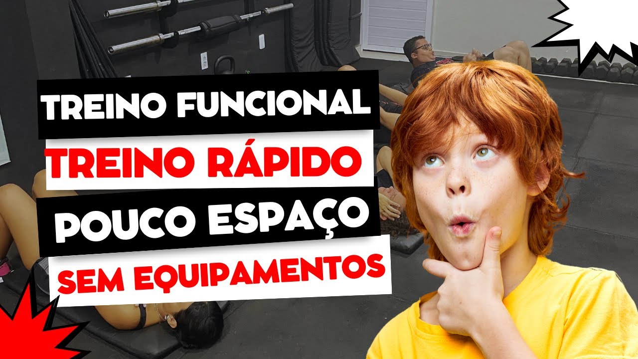 Treino Funcional rápido e sem equipamentos