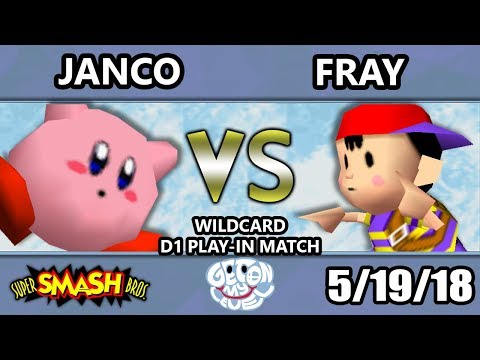GOML 2018 - Fray (Ness) Vs. Janco (Kirby) SSB64 Wildcard Match