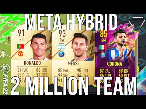 BEST META 2 MILLION COIN TEAM HYBRID SQUAD BUILDER TO GET MORE WINS - FIFA 22
