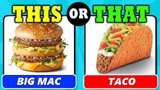 THIS OR THAT… FOOD & DRINK EDITION!! 🍔 🥤 🍦