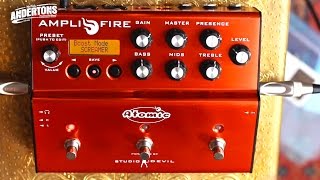 Atomic Amplifire Guitar FX Pedal - Plugged In To a Clean/Dry Amp - Amazing Results!