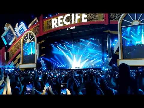 show de Roberto Carlos na abertura do réveillon do Recife 2025.