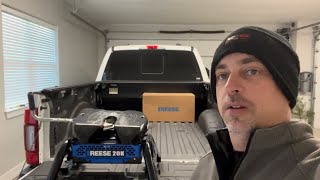 Reese M5 Fifth wheel hitch installation in Ford and converted from GM