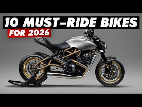 10 New Motorcycles We Can't Wait To Ride In 2026! (Ducati, Honda, Triumph & More)