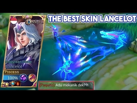 LANCELOT DRAGON TAMER SKIN! AGGRESIFE GAMEPLAY UNLIMITED DASH | TOP GLOBAL LANCELOT -MLBB