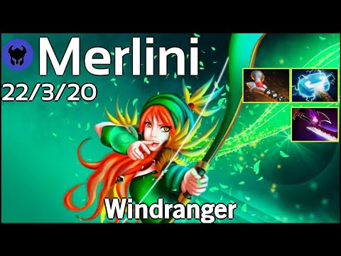 Merlini plays Windranger!!! Dota 2 7.20
