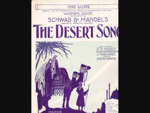 Richard Crooks - One Alone (1929)