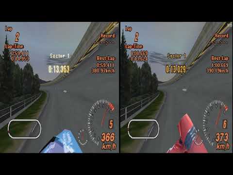 Gran Turismo 2 - Suzuki Cultus vs Toyota GT-One - Test Course - Duckstation - 60 Fps