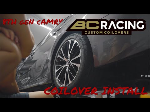 INSTALLING COILOVERS ON A CAMRY!!!!