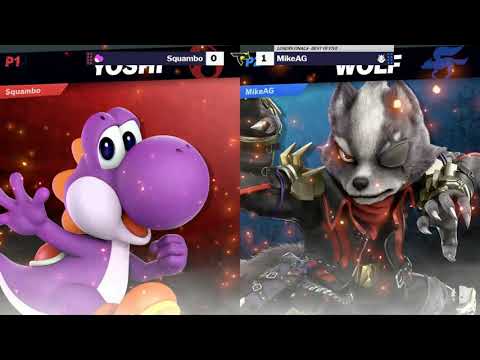 Tap Jump 14 SSBU Losers Finals - Squambo (Yoshi) vs MikeAG (Wolf)