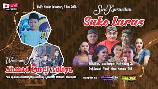 Download lagu 🔴📡 [LIVE] Seni Karawitan ' SUKO LARAS ' || Khitanan ' AHMAD FAREL ADITYA ' || Jetaksari, 2 Juni 2026 mp3
