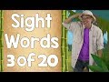 Sight Words | Ready to Read Sight Words | List 3 | Jack Hartmann
