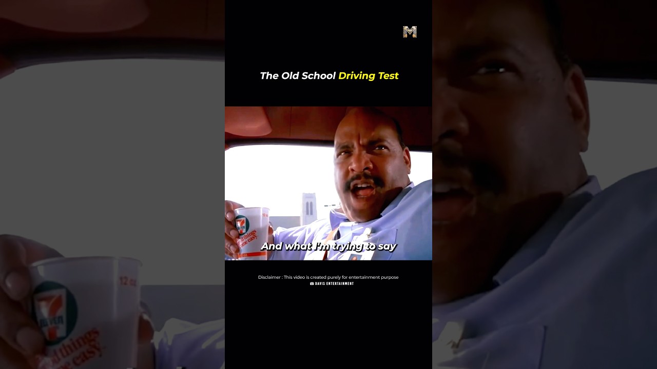 Empty Cup, Full Tension! ☕🚦 #shorts #drivingtest #humor #trendingshorts