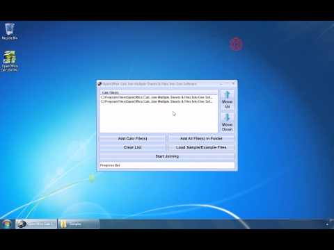 OpenOffice Calc Join Multiple Sheets & Files Into One Software