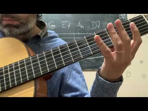 Fortin Correntino (chamame) 1era Guitarra- primera parte - tutorial