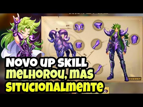 Shion Sapuri CR: Nova Prioridade de Up-Skill e Expectativa Seu CR no Meta - Saint Seiya Awakening