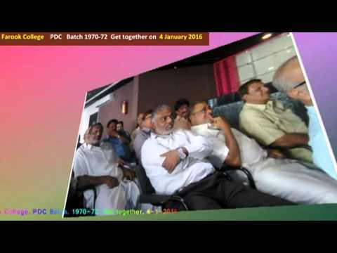 Farook College PreDegree 1970-72 Get Together January 2016