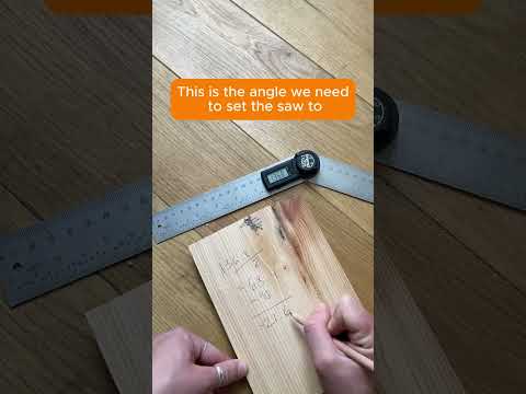 Using an angle finder to fit skirting boards to irregular angles 🛠️