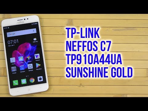 Распаковка TP-LINK Neffos C7 TP910A44UA Sunshine Gold