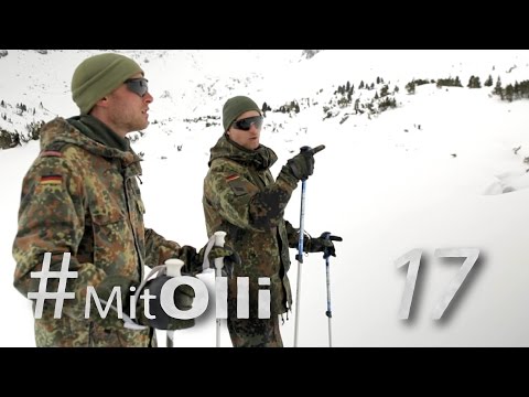Mit Olli - Fortbewegen im Schnee - Gebirgsjäger der Bundeswehr