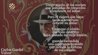 Carlos Gardel - Volver (Lyric video) [HQ Audio]