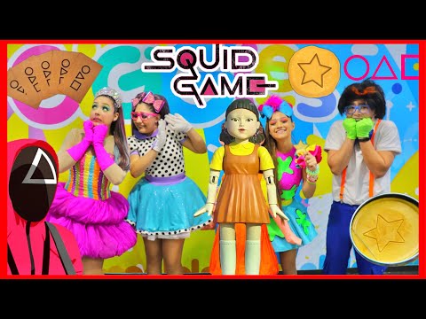 Jugamos el JUEGO DEL CALAMAR en la vida REAL | GIGGLES KIDS