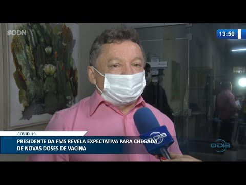 Presidente da FMS revela expectativa para chegada de novas doses de vacina 22 02 2021