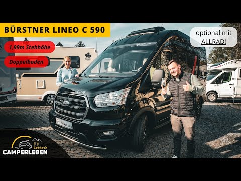 Bürstner Lineo C 590 campervan [double floor, 2m headroom, optional all-wheel drive!] | 2024 | Ca...