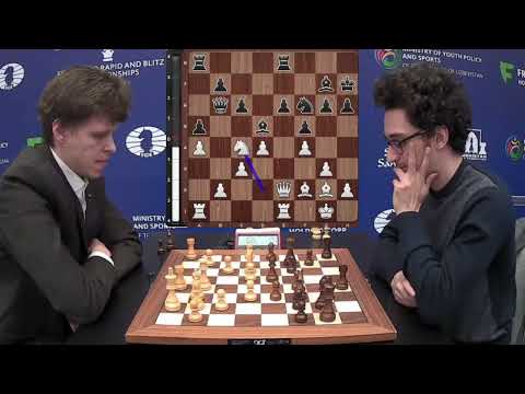 Vladislav Artemiev vs Fabiano Caruana || World Blitz Chess 2023 - R21