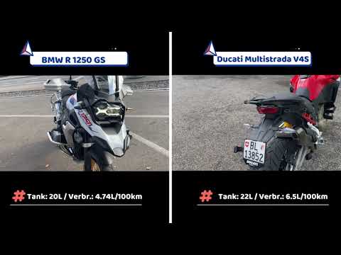 BMW R 1250 GS 2021 vs Ducati Multistrada V4S 2021 / mein Vergleichstest der Top-Reiseenduros, TopTop