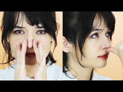 Masaż wyszczuplający końcówkę nosa