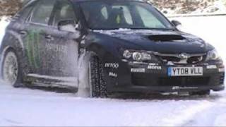 preview picture of video 'SNOW DRIFT SUBARU IMPREZA STI  MONSTER ENERGY'