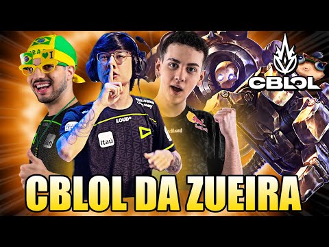 TIN e ROBO fazem 2v5 e ZAY errando ZERO puxões de BLITZ - CBLOL DA ZUEIRA