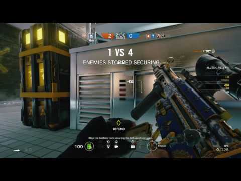 INSANE CLUTCH IN RAINBOW SIX SIEGE